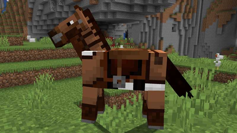 How-To-Put-A-Saddle-On-A-Horse-In-Minecraft-H2