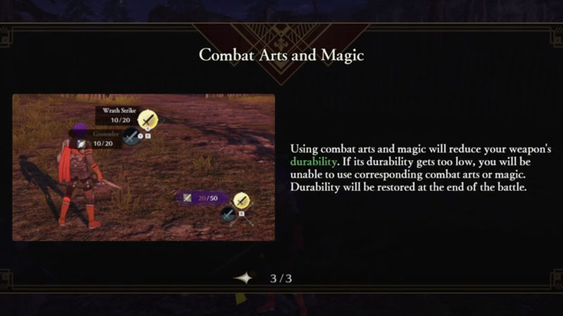 Combat Arts and Magic in Fire Emblem Warriors Three Hopes