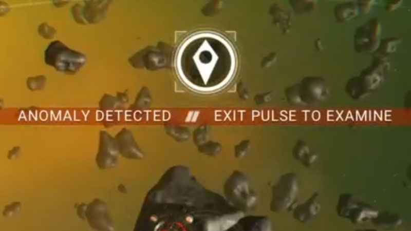 Anomaly Detector in No Man's Sky