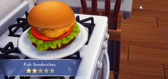 Disney Dreamlight Valley: How to Make Fish Sandwich and Crudites