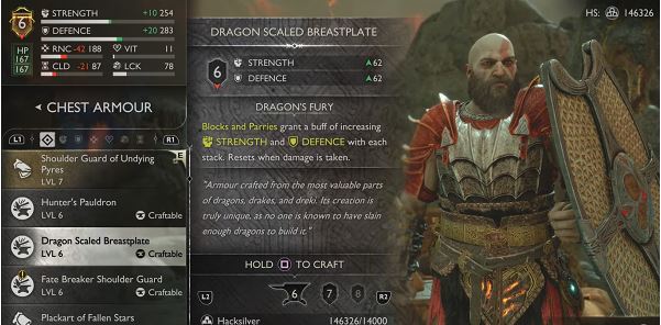 God of War Ragnarok: How to Get Dragon Scaled Armor Set