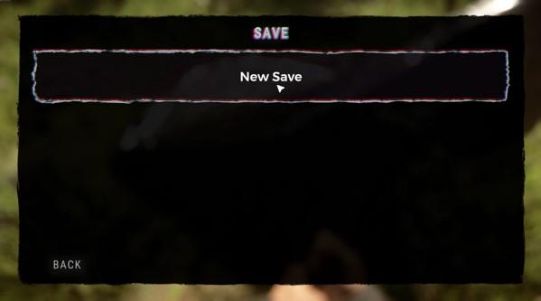 Save Game window in Sons of the Forest