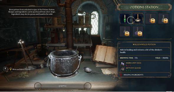 Hogwarts Legacy: How to Brew Potions