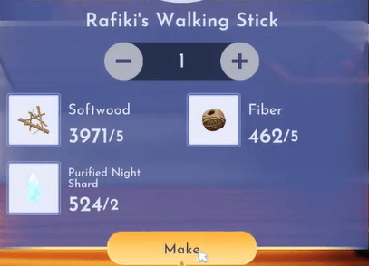 Craft Rafiki's Walking Stick