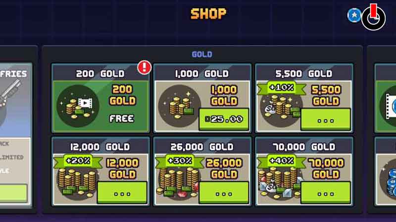 In-Game Shop
