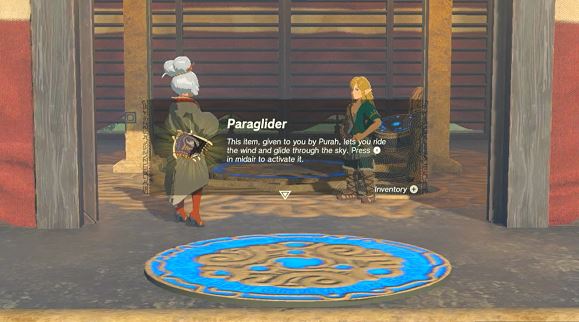 How to Get the Paraglider in Tears of the Kingdom