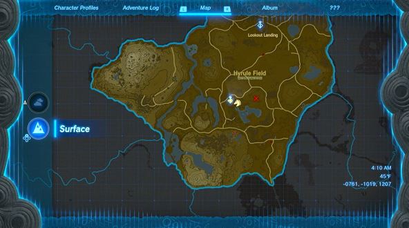 How to Unlock Surface & Sky Map in Tears of the Kingdom