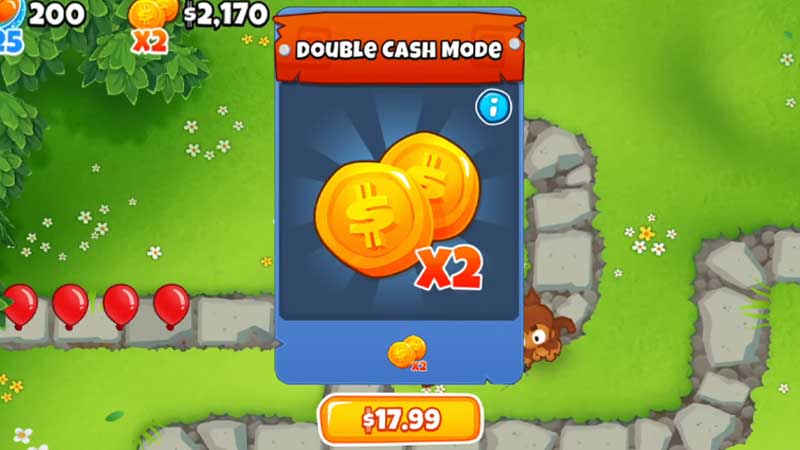 Get Double Cash in Bloons TD6