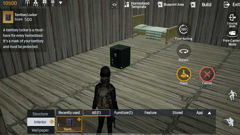 get territory locker in undawn