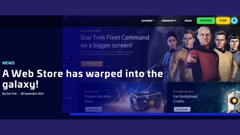 web store star trek fleet command