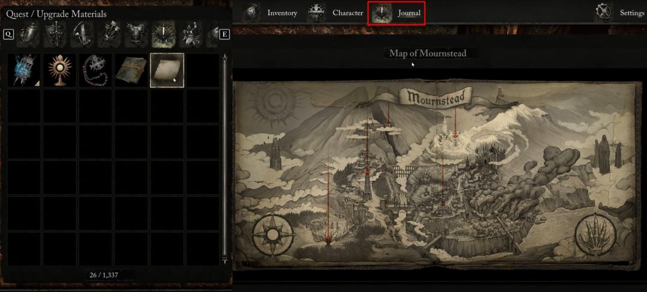 How to View the Map in Lords of the Fallen 2