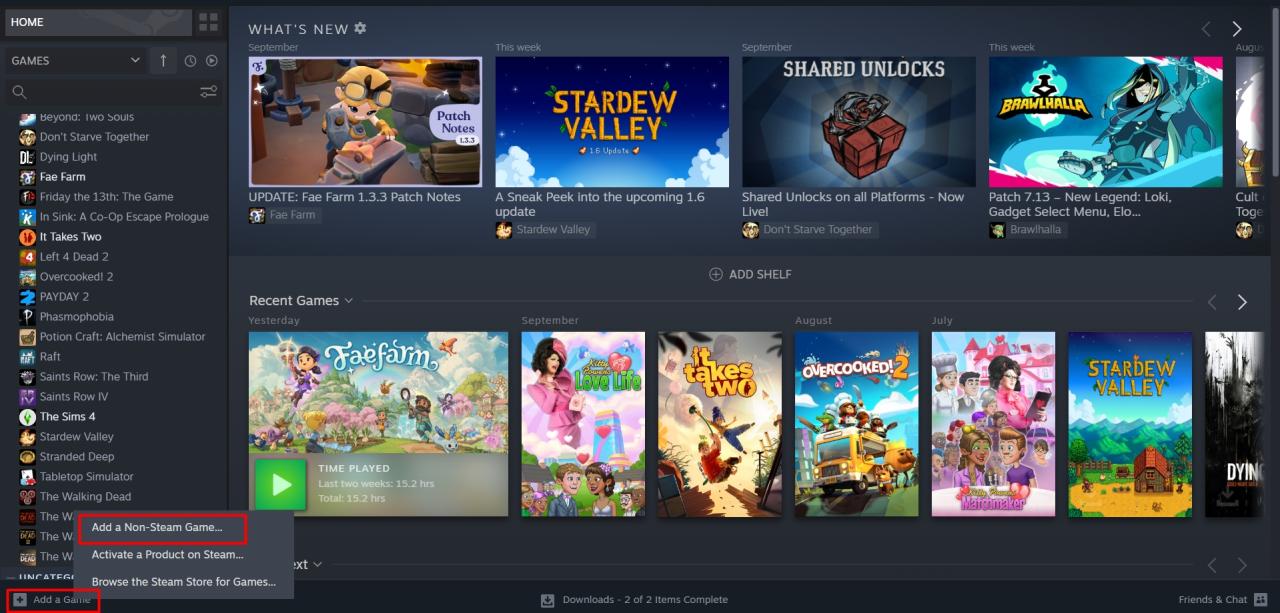 How To Add Minecraft Game To Steam Library