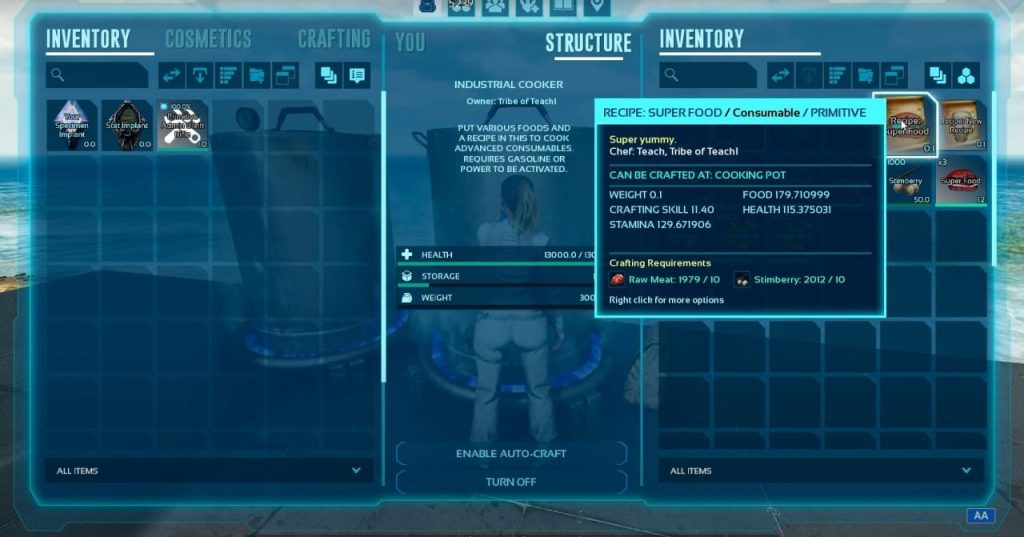 ARK Survival Ascended - Comment utiliser la fabrication automatique