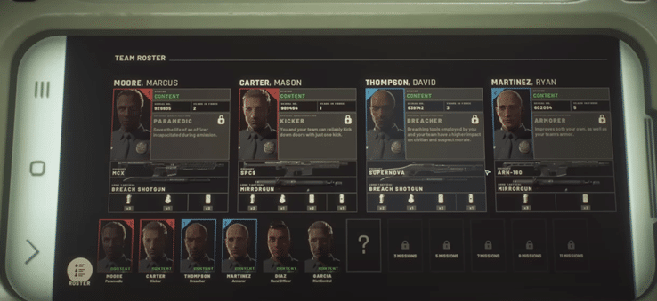 Ready Or Not: All Officer Trait Stats