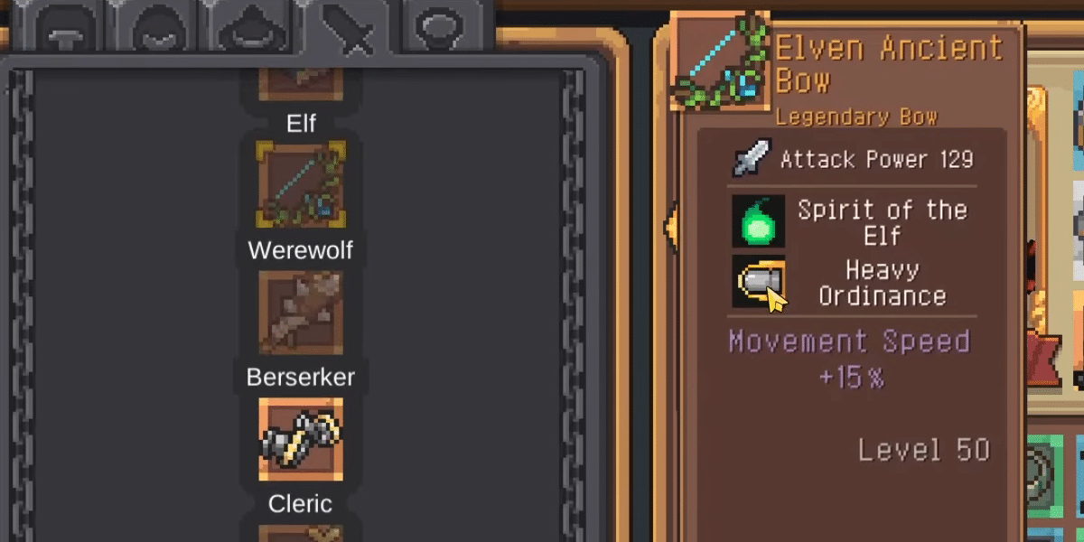 Soul Knight Prequel Elven Ancient Bow