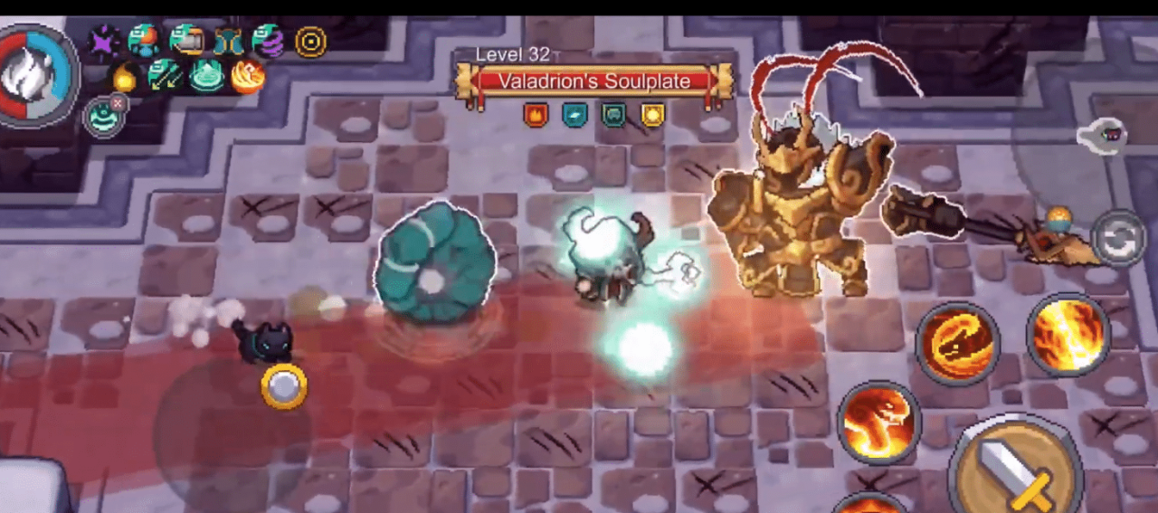 Soul Knight Prequel Valadrion's Soulplate Attack Patterns