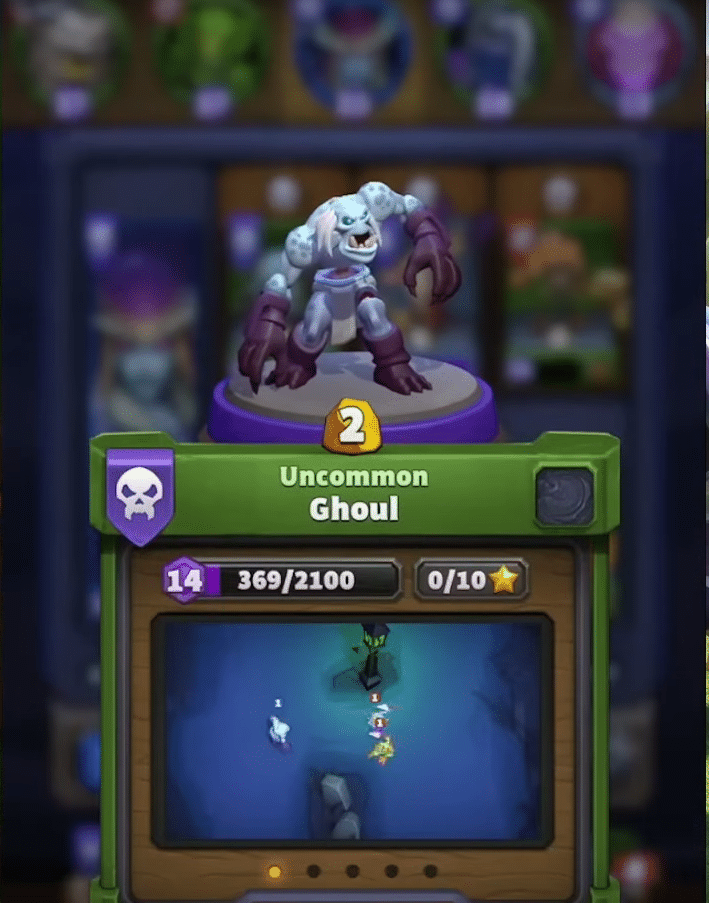 Ghoul unit in Warcraft Rumble.