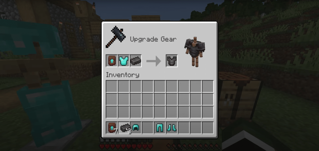 Minecraft 1.20 - Comment fabriquer l'armure de Nétherite - GameAH