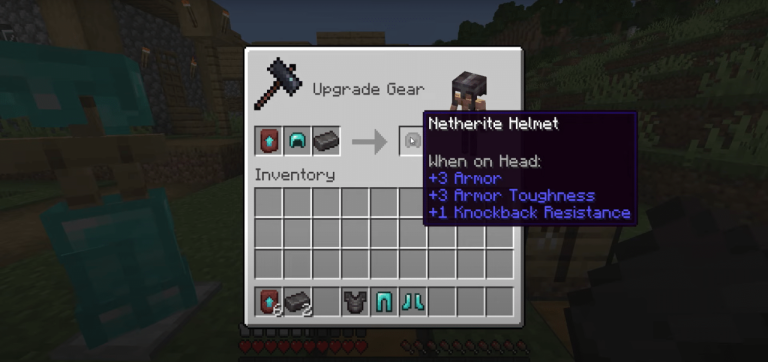 Minecraft 1.20 - Comment fabriquer l'armure de Nétherite - GameAH