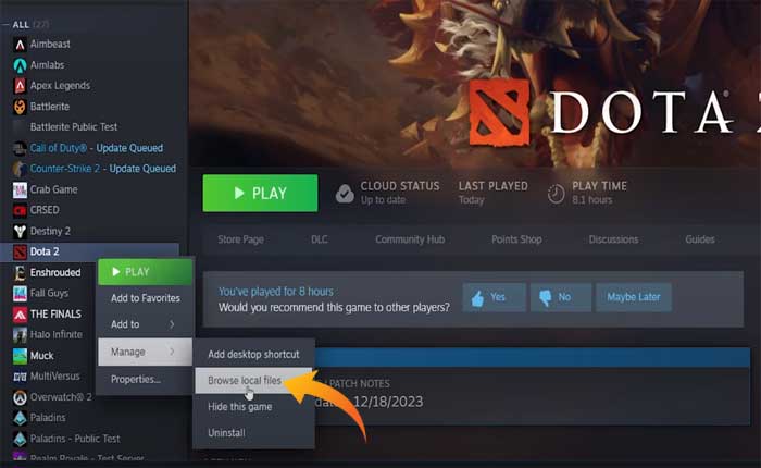 Dota 2 Unable to Queue for Matchmaking